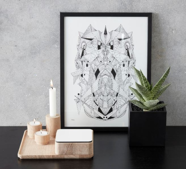 Andersen Create me Tablett 24x24cm